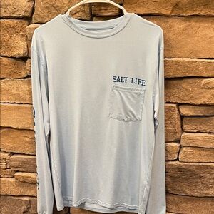 Salt Life Men's Sky Blue Long Sleeve Tee